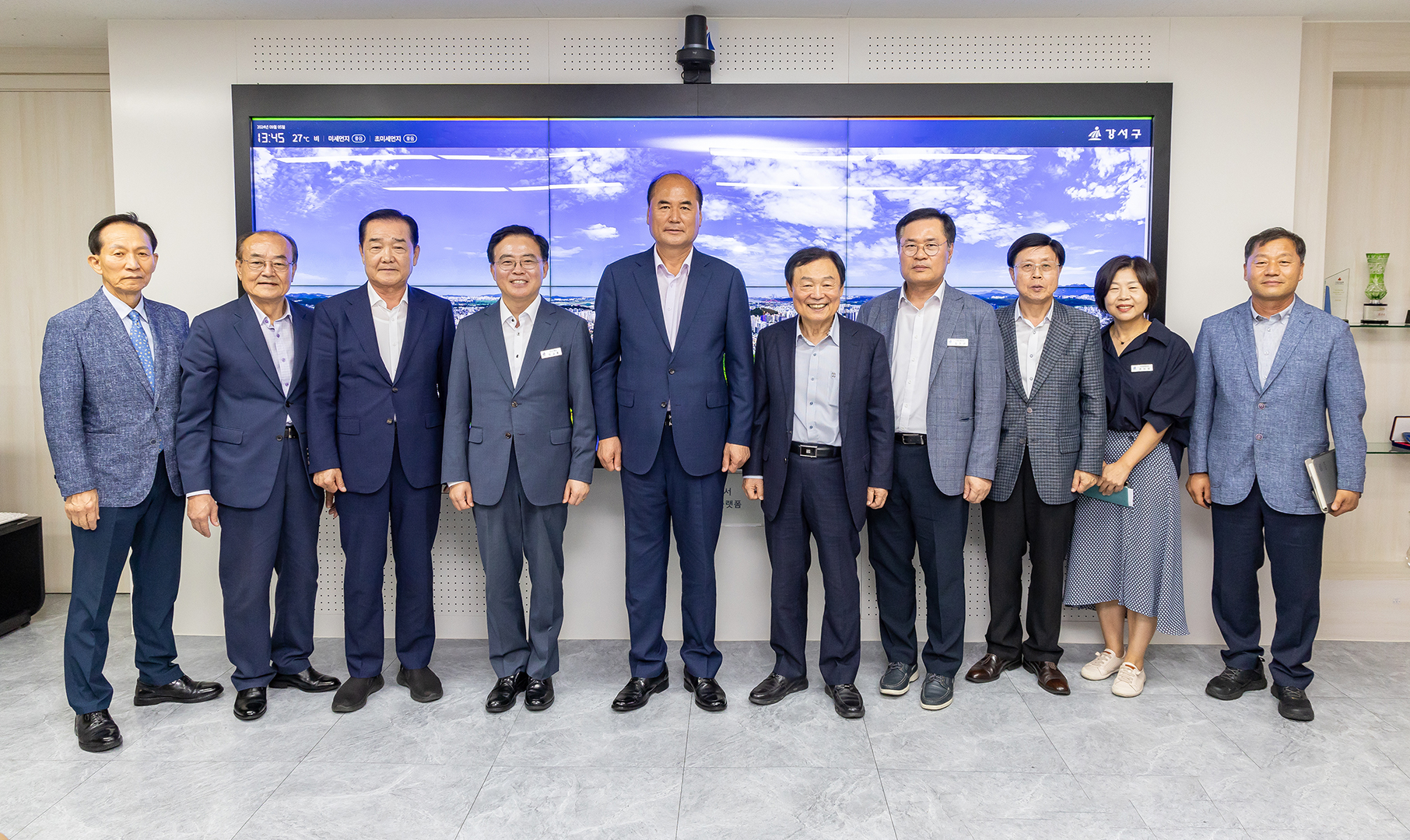  상주시장 강서구청 방문
