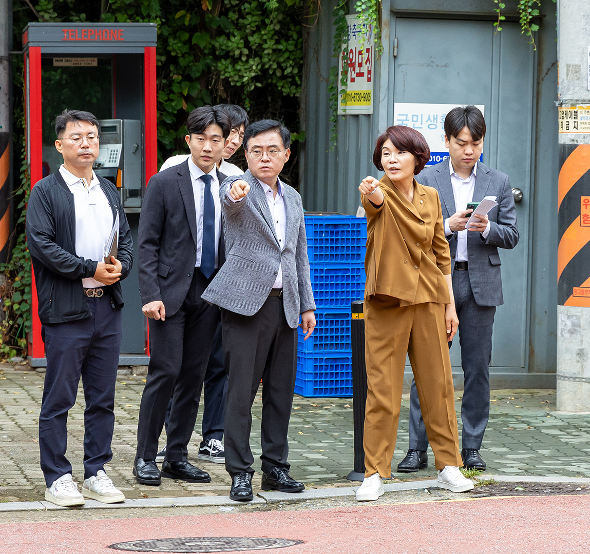  염창동 학교 염동초, 염경초 등 보행로 점검