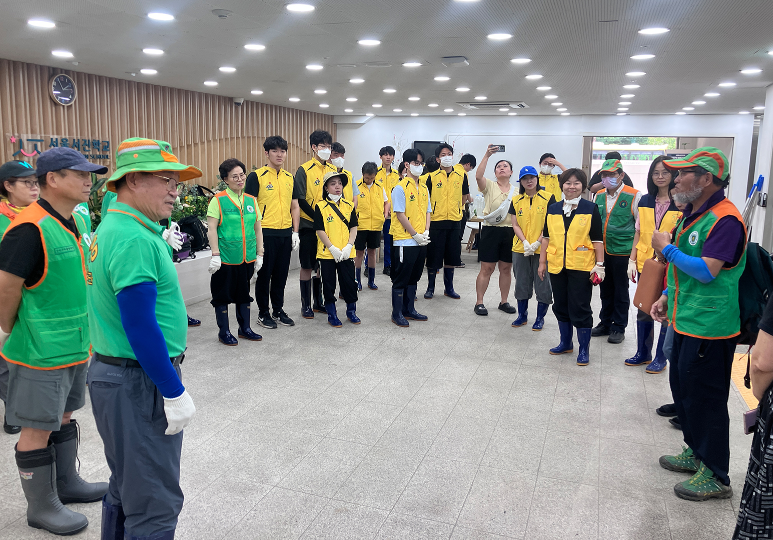 수해현장 복구봉사