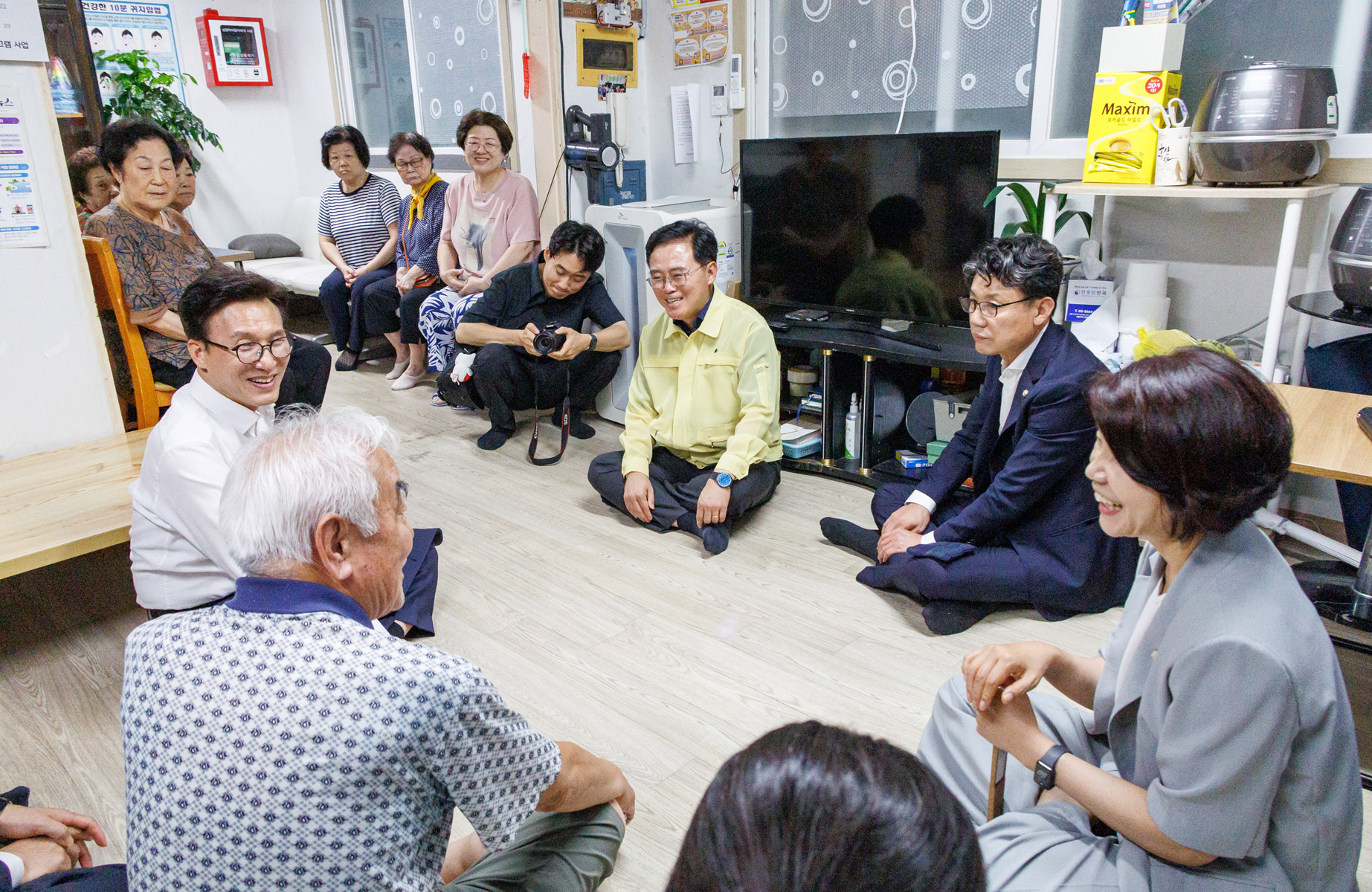 혹서기 경로당 무더위쉼터 점검