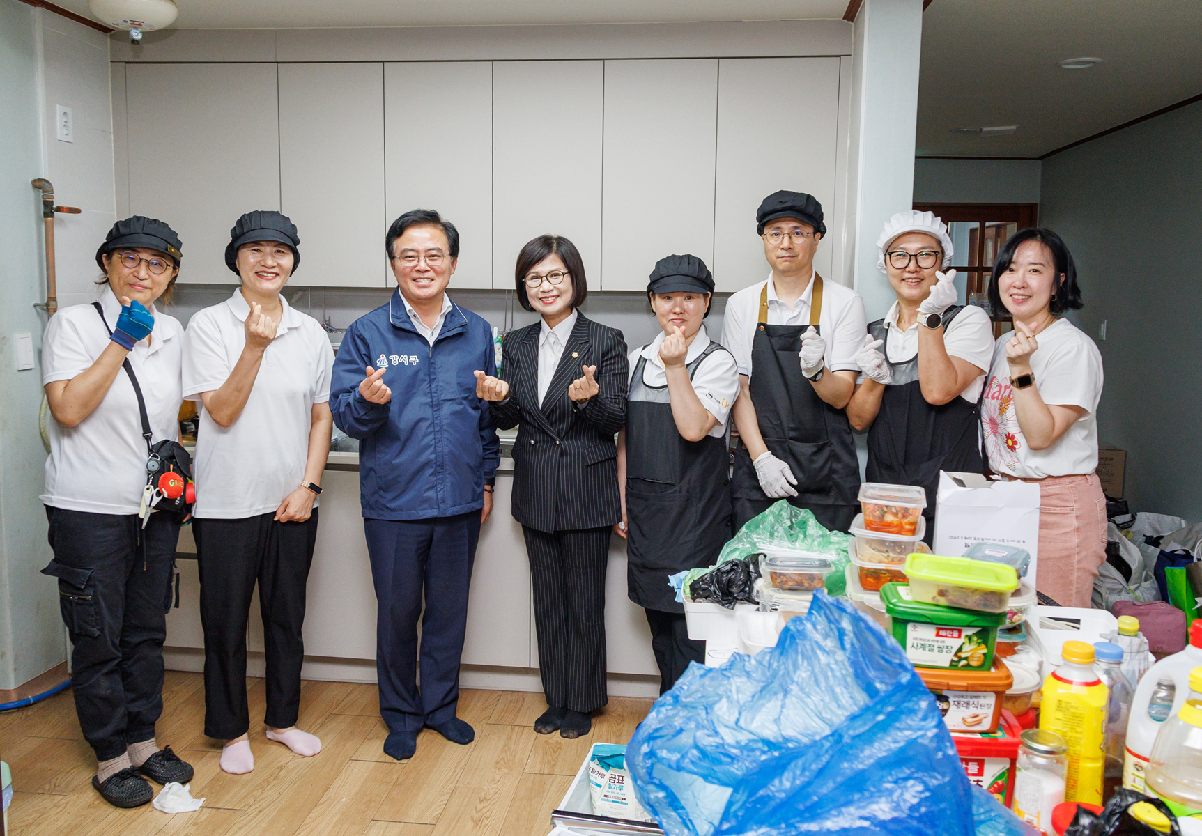  환경개선사업 구립 경로당 방문 초록동 어르신 사랑방